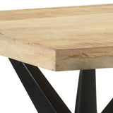 Dining Table 120x60x76 cm Solid Mango Wood 323560