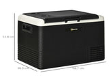 50L Car Refrigerator, Portable Compressor Car Fridge Freezer, Electric Cooler Box with 12/24V DC and T3398P349485