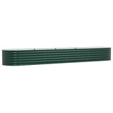 Garden Raised Bed Green 400 x 80 x 44 cm Steel 42008127