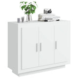Sideboard White 92x35x75 cm Engineered Wood 811835