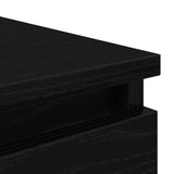 Sideboard Black Oak 37.5x35x76 cm Engineered Wood 861752