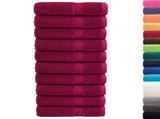 Premium Shower Towels "SOLUND" 10 pcs Bordeaux 70x140 cm 600 gsm 137214