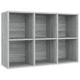 Book Cabinet/Sideboard Grey Sonoma 66x30x98 cm Engineered Wood 815295