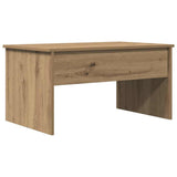 Coffee Table Artisan Oak 80x50.5x41.5 cm Engineered Wood 856931