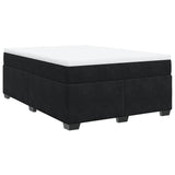 Box Spring Bed with Mattress Black 140x200 cm Velvet 3285289