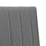 Upholstered Headboard Dark Grey 80 cm Solid Pine Wood 879420
