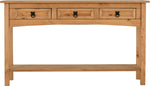 ZNTS Corona 3 Drawer Console Table With Shelf 300-304-004