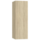 3 Piece TV Cabinet Set Sonoma Oak Engineered Wood 3078973