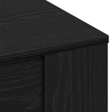 Coffee Table Black Oak 55.5 x 55 x 45 cm Engineered Wood 862730