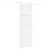 Sliding Door White 73.5 x 211 cm Solid Pine Wood 3333245