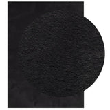 Rug HUARTE Short Pile Soft and Washable Black 240x340 cm 375121