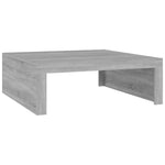 ZNTS Coffee Table Grey Sonoma 100x100x35 cm Engineered Wood 815997