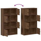 Bookcase Brown Oak 60x24x101.5 cm Engineered Wood 860397
