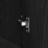 Sideboard Black Oak 120 x 41 x 75 cm Engineered Wood 3333915
