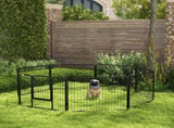 Heavy-Duty Dog Playpen, 8 Panel Steel Pet Exercise Pen, Foldable and Portable, Black T3398P349719