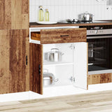 Kitchen Base Cabinet "Porto" Old Wood Engineered Wood 853975