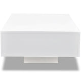 Coffee Table High Gloss White 244022