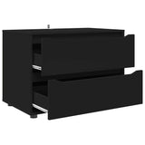 Storage Cabinet Black 80 x 48 x 57 cm Engineered Wood 888818