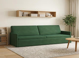 3 Seater Sofa Jungle Green 220 x 81 x 82 cm Corduroy Fabric 42041170