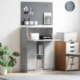 Desk Concrete Grey 71.5 x 31.5 x 106.5 cm Engineered Wood 869485