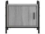 Bedside Cabinet 2 pcs Grey Sonoma 40 x 30 x 50 cm 8013525