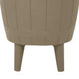 3-in-1 Ice Cooler Table Light Brown Polypropylene 364160