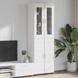 Highboard FLORIN White 60 x 35 x 182 cm Engineered Wood 3397914