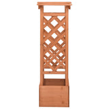 Trellis Planter with Arch 49x39x117 cm Firwood 316391