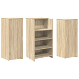 Reception Desk Sonoma Oak 135x50x103.5 cm Engineered Wood 3324189