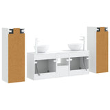 Bathroom Furniture Set 5 pcs High Gloss White 3405987