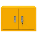 Storage Cabinet Mustard Yellow 60 x 40 x 40 cm Steel 891715