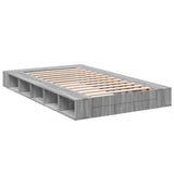 Bed Frame without Mattress Grey Sonoma 120x200 cm 3280487