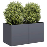 Planter Anthracite 80x40x40 cm Cold-rolled Steel 860670