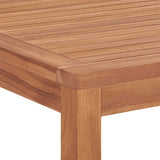 9 Piece Garden Dining Set Solid Wood Teak 3157190
