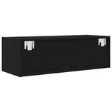 TV Cabinets 2 pcs Black Oak 80x31x25.5 cm Engineered Wood 861511