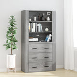 Highboard Grey Sonoma Engineered Wood 3185397