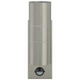 Outdoor Wall Lights 2 pcs Silver 7 x 10 x 22 cm Stainless steel 4005994