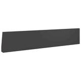 Retaining Wall 6 pcs 100 x 12 x 50 cm Steel Black 3449128