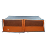 Family Tent with Roof Grey and Orange 600 x 400 x 268 cm 42028605