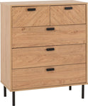 ZNTS Leon 3+2 Drawer Chest 100-102-179