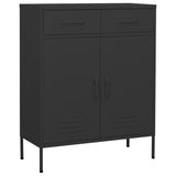 Storage Cabinet Anthracite Steel 80 x 35 x 101.5 cm Levelers 336159