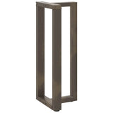 Bar Table Legs T-Shaped 2 pcs Natural Steel 40x35x cm Steel 4013087