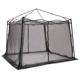 Inner Tent with Roof Grey and Orange 303 x 303 x 196 cm Taffeta 42001174