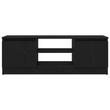 TV Cabinet Black Oak 102x30x36 cm Engineered Wood 862433