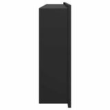 Shower Niche Black 75 x 30 x 9.5 cm Stainless Steel 42012672
