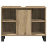Bathroom Cabinet Artisan Oak 80 x 33 x 60 cm Engineered Wood 873899