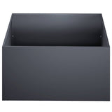 Garden Planter 2 pcs Anthracite 40 x 40 x 30 cm 8005041