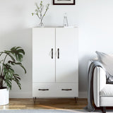 Highboard White 69.5x31x115 cm Engineered Wood 828228