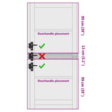 Interior Door ORKDAL White Primed 93 x 211 cm 4102706