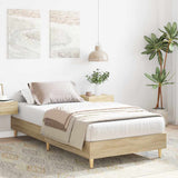Bed Frame No Mattress Sonoma Oak 90x200 cm Engineered Wood 861050